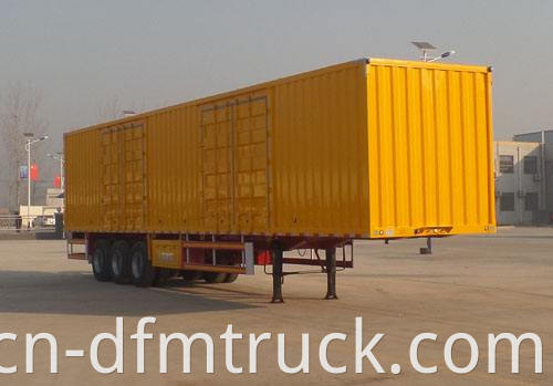 3 Axle Cargo Van Container Semi Trailer 2